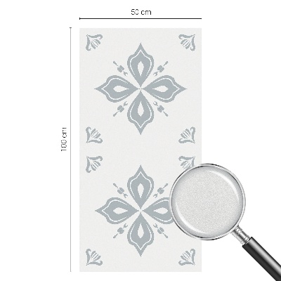 Glas in lood folie voor raam Geometrische symmetrie