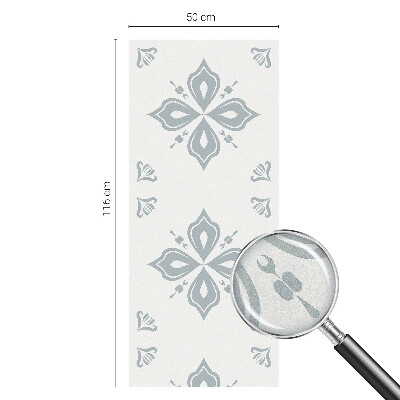 Glas in lood folie voor raam Geometrische symmetrie