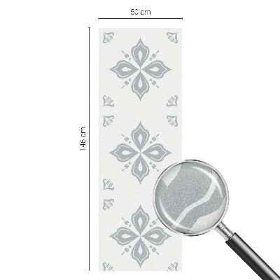 Glas in lood folie voor raam Geometrische symmetrie