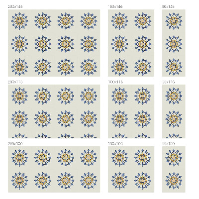 Zelfklevende raamfolie glas in lood Decoratieve mandala