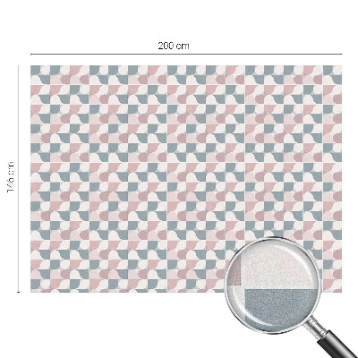 Glas in lood raamfolie Pastelpatronen