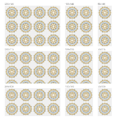 Glas in lood folie voor raam Boho mandala's