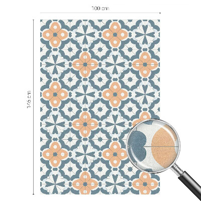 Zelfklevende raamfolie glas in lood Mozaïekbloemen