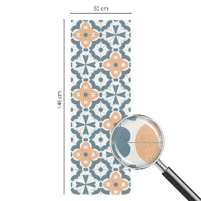 Zelfklevende raamfolie glas in lood Mozaïekbloemen