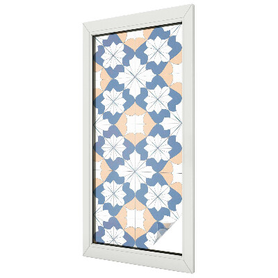 Glas in lood folie voor raam Symmetrische patronen