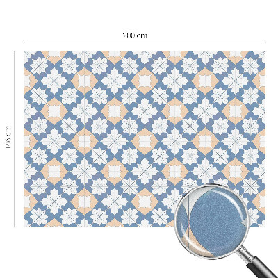 Glas in lood folie voor raam Symmetrische patronen