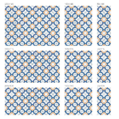 Glas in lood folie voor raam Symmetrische patronen