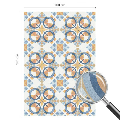 Zelfklevende raamfolie glas in lood Geometrisch patroon