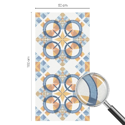 Zelfklevende raamfolie glas in lood Geometrisch patroon
