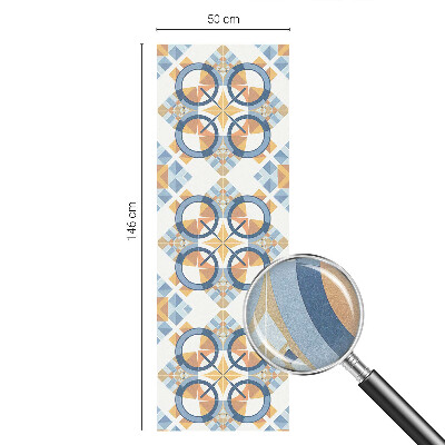Zelfklevende raamfolie glas in lood Geometrisch patroon