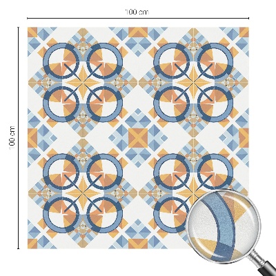 Zelfklevende raamfolie glas in lood Geometrisch patroon
