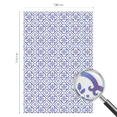 Privacy folie raam Blauwe tegels