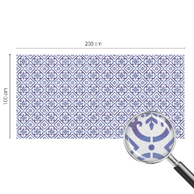 Privacy folie raam Blauwe tegels