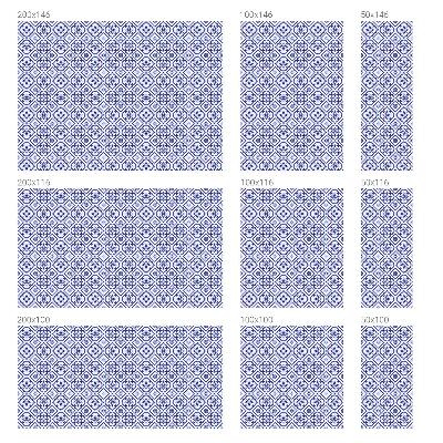 Privacy folie raam Blauwe tegels