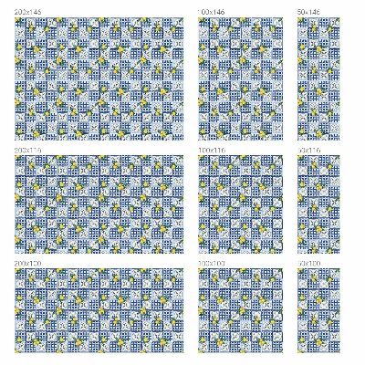 Privacy folie raam Citroenpatroon