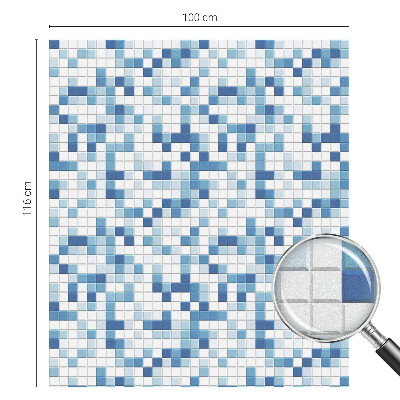 Glas in lood raamfolie Tegelspel