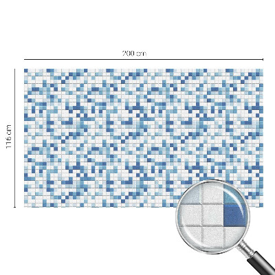 Glas in lood raamfolie Tegelspel