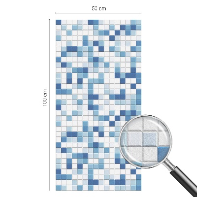 Glas in lood raamfolie Tegelspel