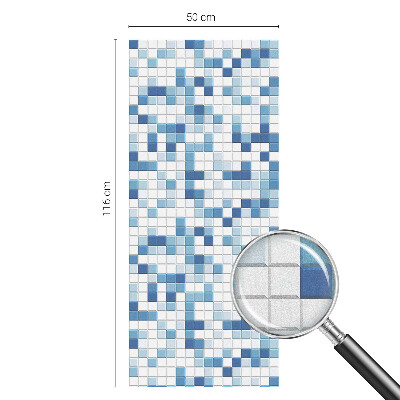 Glas in lood raamfolie Tegelspel