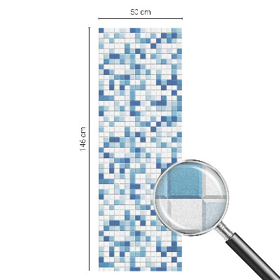 Glas in lood raamfolie Tegelspel