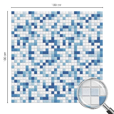 Glas in lood raamfolie Tegelspel