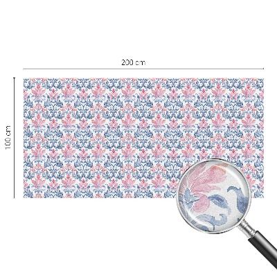 Zelfklevende raamfolie glas in lood Bloemensymmetrie