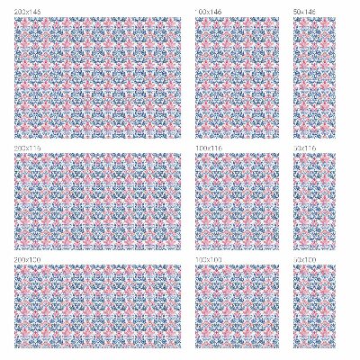 Zelfklevende raamfolie glas in lood Bloemensymmetrie
