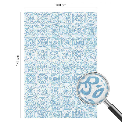 Privacy folie raam Blauwe tegels