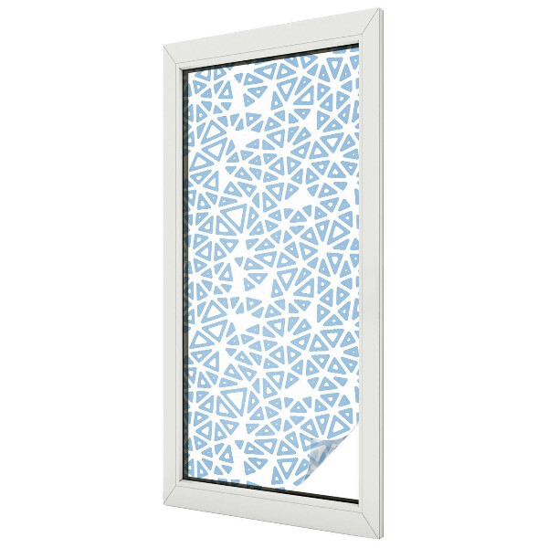 Melkglas folie met glas in lood effect Geometrische patronen