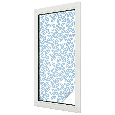 Melkglas folie met glas in lood effect Geometrische patronen