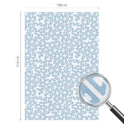 Melkglas folie met glas in lood effect Geometrische patronen