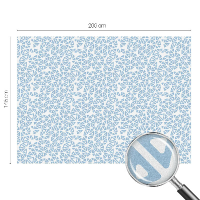 Melkglas folie met glas in lood effect Geometrische patronen