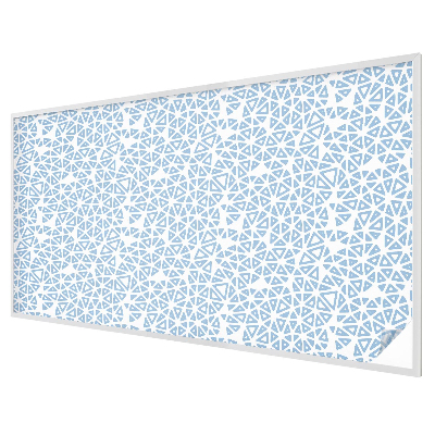 Melkglas folie met glas in lood effect Geometrische patronen