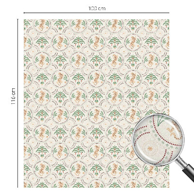 Glas in lood raamfolie Palmluipaard