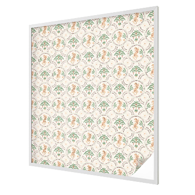 Glas in lood raamfolie Palmluipaard