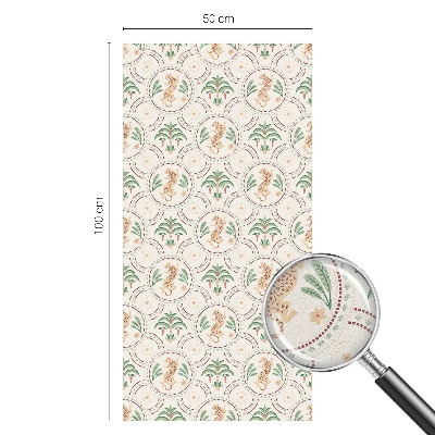 Glas in lood raamfolie Palmluipaard
