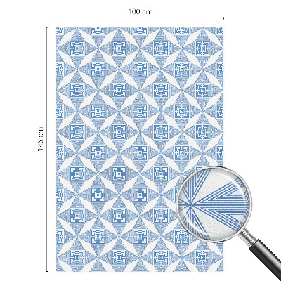 Zelfklevende raamfolie glas in lood Geometrische doolhoven