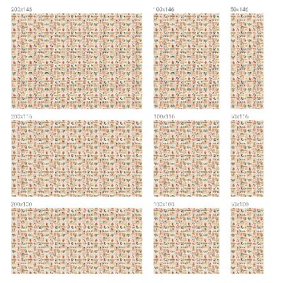 Glas in lood folie voor raam Folkloristische patronen