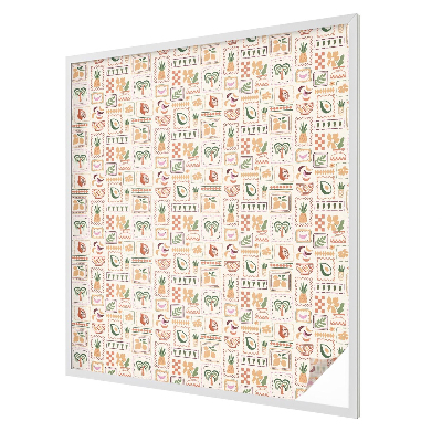 Glas in lood folie voor raam Folkloristische patronen