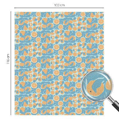 Privacy folie raam Visachtige citrus