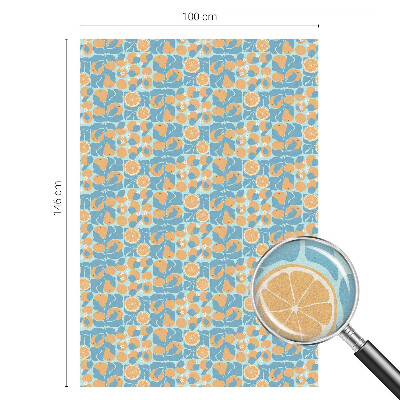 Privacy folie raam Visachtige citrus