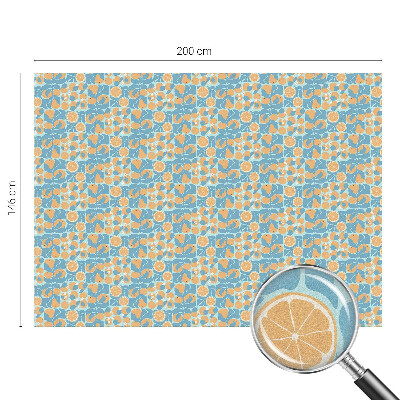 Privacy folie raam Visachtige citrus