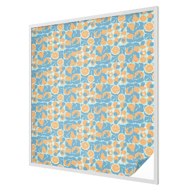 Privacy folie raam Visachtige citrus