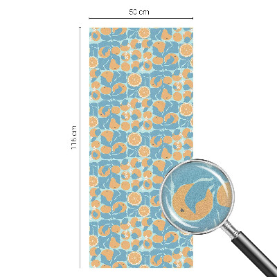 Privacy folie raam Visachtige citrus