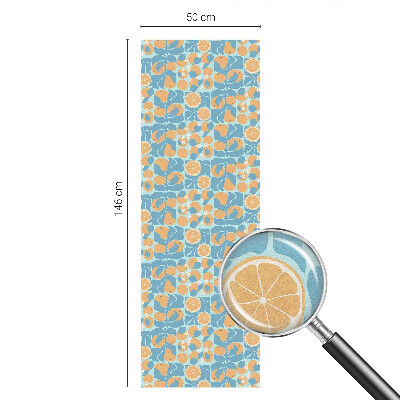 Privacy folie raam Visachtige citrus