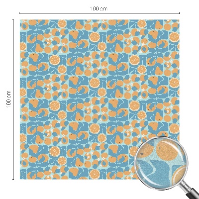 Privacy folie raam Visachtige citrus