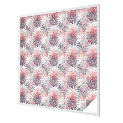 Glas in lood folie voor raam Bloembladeren