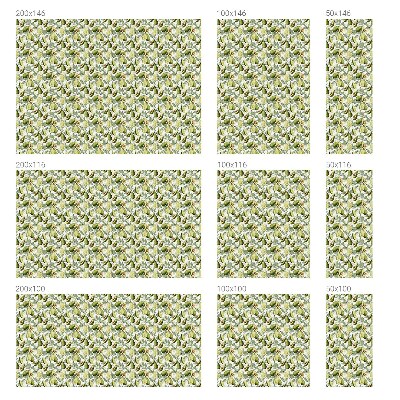 Melkglas folie met glas in lood effect Avocadobladeren