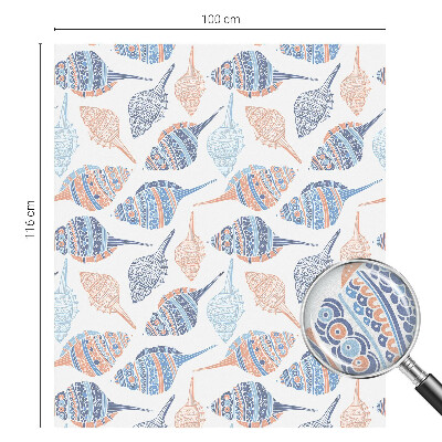 Privacy folie raam Zeeschelpen