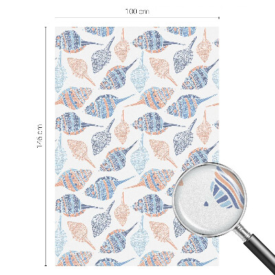 Privacy folie raam Zeeschelpen